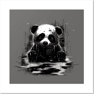 Sad Panda 1 Posters and Art